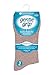 Gentle Grip - 6 Pack of Ladies Diabetic Socks -5-9 us (Brown)