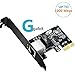 Gigabit Ethernet PCI Express Network Adapter 10/100/1000Mbps Network Interface Card (NIC) PCI-e Network Controller Card RJ45 LAN Adapter Converter for Desktop PC, Black