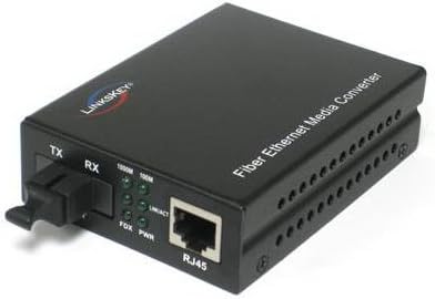 Linkskey LKS-FCS31C-R20 1000TX-1000FX WDM Single-Fiber Receiver Single-Mode SC Fiber Converter 20km - NEW - Retail - LKS-FCS31C-R20