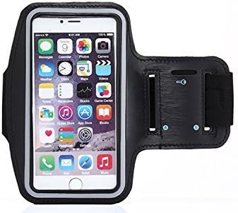 ZMI Running Armband for Iphone 6/6s/Samsung Galaxy S6edge and Other Smartphone With Earphone Hole Deep blue (Black, 5.5 inches)
