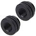 IronBuddy 2Pcs G1/4" Pass Through Fitting Bulkhead Top Water Injection Fill Fitting Connector for PC Water Cooling System (Black) primary