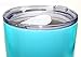 Aqua Blue Steel 30oz Vacuum Tumbler Cup, 30oz Insulated Steel Tumbler, Features Straw Holding Lid With Sliding Closure