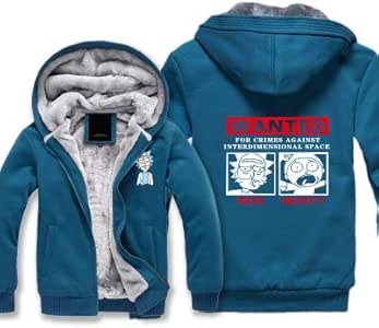 HOODIE Sudadera con Capucha De La Camiseta - Rick Y Morty Impresión