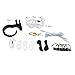 YiFeng Male Electro Chastity Cage Device Belt Cuff Ring Men Bondage 57 (Clear)