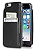 Vaultskin Eton Armour Case Wallet for iPhone 6 & 6S, Slim, Minimalist Genuiner Leather Case - Holds up to 8 Cards/Top Grain Leather - Black
