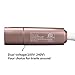 VAV 2 In 1 Mini Travel Hair Straightener And Curler Ceramic Tourmaline Coated Barrel Flat Iron Dual Voltage Rose Gold
