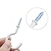 ENTHUR Ceiling Hooks, 2 Inches Cup Hook Holder Screw-in Hooks for Hanging Plants Mugs Kitchen Utensils Wind Chimes Indoor and Outdoor Use, White - 12 Pack