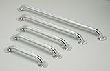 Medline MDS86016CHR Knurled Grab Bar, 16