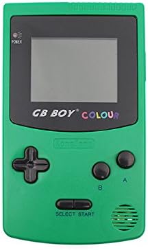 Gamebound GB Boy Color Gameboy Handheld Game Console 2.7" Backlit Screen 66 Built-in Games Solid Green