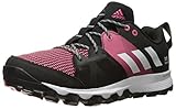 adidas Outdoor Women's Kanadia 8 Trail Running Shoe, Black/White/Bahia Pink, 8.5 M US