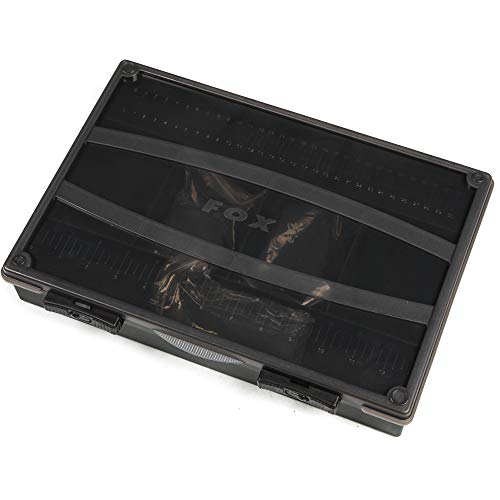 Fox F Box Single Large Box System Tacklebox 33x24x5cm, Angelkasten inkl. Kleinteileboxen, Angelkoffer – Bild 4