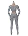 1/6 Female Sportswear Suit for Large Medium Bust Phicen Hottoy Female Body (Gray)