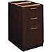 Basyx Pedestal Table, Box/File, 15-5/8 by 21-3/4 by 27-3/4-Inch, Mahogany