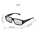 4 Pack Unisex Passive Polarized 3D Glasses for LG, Sony, Panasonic, Toshiba, Vizio and All Passive 3D TVs RealD 3D Cinema Glasses for Watching Movies Family Pack New Circular Polarized Lensesthumb 3