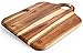 Superior Trading Co. Acacia Wood Cutting Board Wooden Handle. 16 x 12 in.