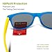 RIVBOS Kids Sunglasses Polarized UV Protection Flexible Rubber Glasses Shades with Strap for Boys Girls RBK004