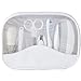 Baby Grooming kit – Best For Newborn, Toddler, Infant - Great Baby Shower Gift - Complete 8 pcs Nursery Set incl Nail Clippers, Nasal Aspirator, Hairbrush, Soft Bristle Hair & Toothbrush - Unisex