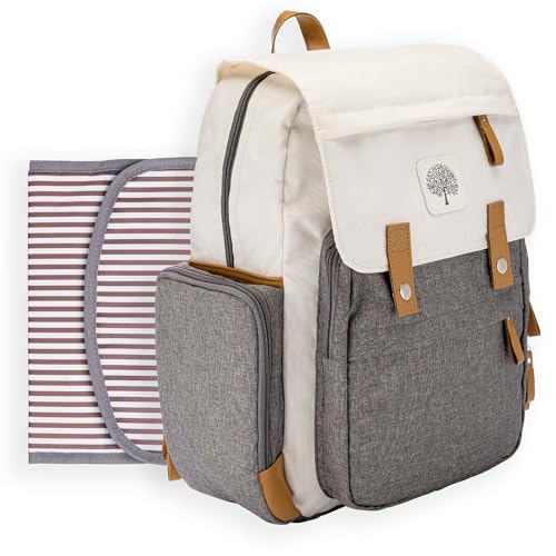 Parker Baby Co Diaper Backpack Cream