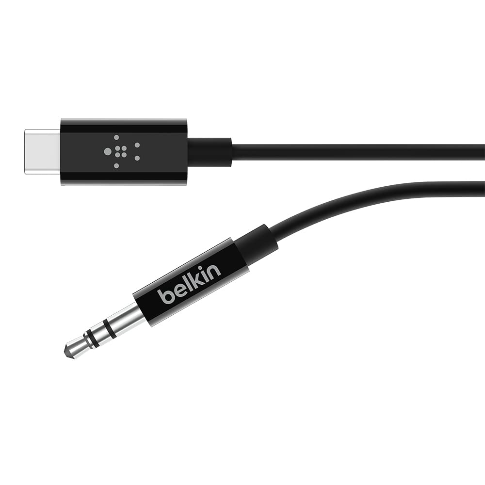 Belkin RockStar™ 3.5mm with USB-C™ Connector audio cable USB C Black