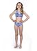 Sun Tail Mermaid Swimsuit - Girls Bikini Set - Designer Scale Colors