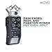 Zoom H6 Six-Track Portable Handy Recorder Bundle with Movo Remote Control, Omnidirectional, and Cardioid XLR Lavalier Microphones