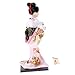 MonkeyJack 12inch Japanese Kimono Doll Geisha Figurine with Fan Ornaments Gift Art Craft Collectables Pink