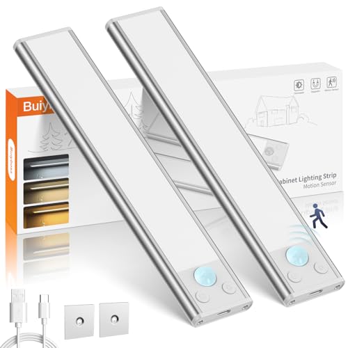 Buiybosx Under Cabinet Lighting 68-LED Rechargeable
