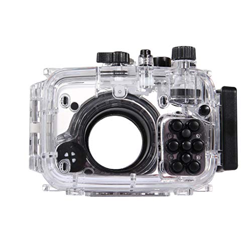 Uplord 40m Underwater Swimming Diving Waterproof Camera Case Diving Protective Housing Shell for Sony RX100 III,Diving Shell+O Seal+Cleaning Cloth+Hand Strap