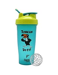 Botella mezcladora x Forza Sports Classic 28oz Coctelera con tapa de velcro.