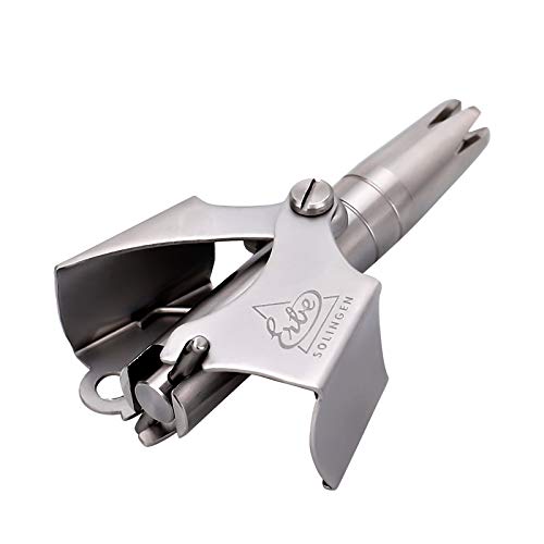 Stainless Steel Portable 6 Teeth Manual Nose Ear Hair Trimmer for Men/Rotary Trimmer Compact