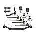 PartsW 12 Pc New Suspension Kit for Chevrolet Blazer S10 GMC Jimmy S15 Sonoma Center Link Adjusting Sleeves Inner & Outer Tie Rod Ends Upper & Lower Ball Joints and Idler Arm