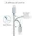 Marchpower(TM), iPhone Charger, 2Pack 6FT Tangle-free Nylon Braided lightning to USB Cable, Quick Data Syncing and Charging wire for iPhone 5 5s 6 6s Plus 7 iPad Air Mini iPod Nano Touch (Silver Gray)