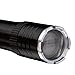 Flashlight, Adjustable Focus 5W LED Flashlight Torch Super Bright 430 Lumen - Black YUKIER (Battery Not Included) (BLACK)