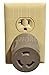 AC WORKS [EV515L630] EVSE Upgrade Electric Vehicle Charging Adapter 15Amp Household Plug to L6-30R Female Connector
