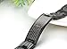 JewelryWe Stainless Steel Black Religious Cross English Lords Prayer Mens Bracelet, 8.3 Inch (with Gift Bag)
