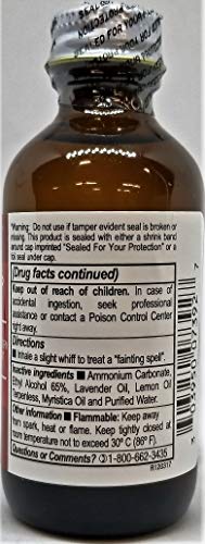 Humco Aromatic Ammonia Spirit USP 2 oz (Pack of 9)