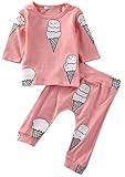 stylesilove Infant Baby Girl Ice Cream Pink Long