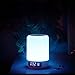 Bedside Lamps - ALECTIDE Bluetooth Speakers, Table Lamp Touch Sensor Dimmable Colors Night Lights 4 Level Brightness Changing, (White)
