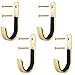 GOHIKING Gun Rack Storage Shotgun Firearms Hooks Wall Mount Hangers for Any Rifles Shotguns Archery Bow with Soft Padding and Heavy Duty Steel