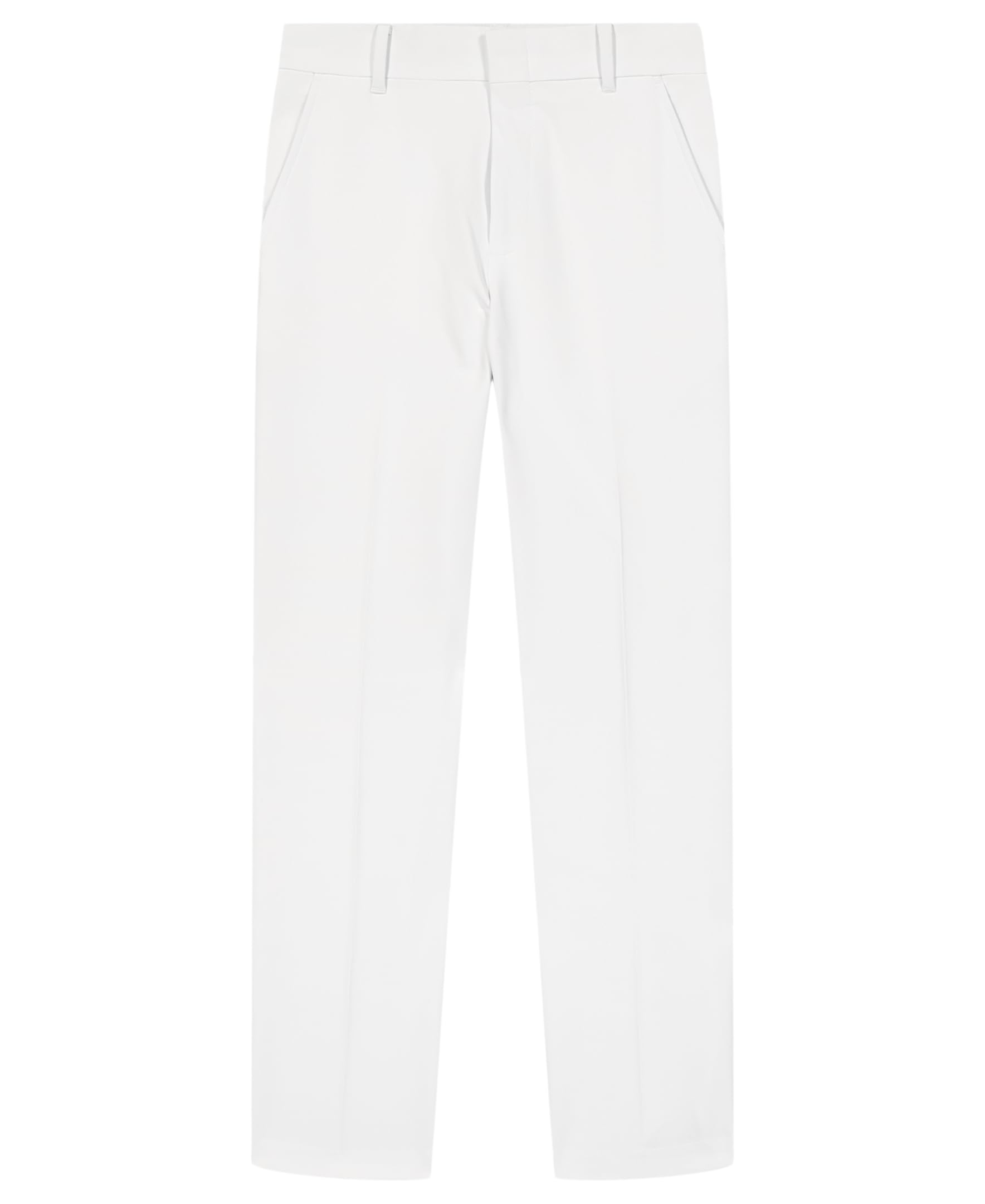 Izod Boys' Bi-Stretch Flat Front Dress Pant, White Performance, 18 Image