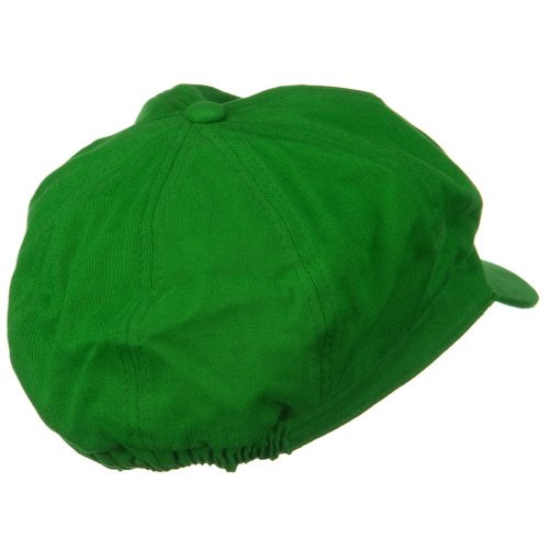 Cotton Elastic Newsboy Cap - Lime W07S37C (M/L) (Size 7)