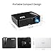 Portable Video Projector Full HD Home Theater Cinema Projectors Native 720P Support 1080P 2500 Lumens 200