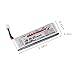 SoloGood Infinity 1S 450mah Lipo Battery 3.8v 85C JST-PH2.0 HV LiHV Batteries for 1S Racing Drone Quadcopter EMAX TinyHawk Indoor Micro FPV
