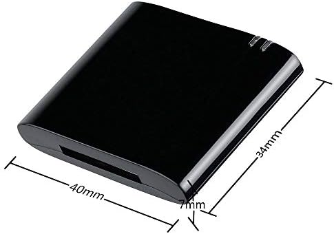 Bluetooth Music Receiver Audio Adapter for 30Pin iPhone iPod Dock Speaker and 30 pin Bose Sounddock