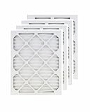16x30x1 (15.5x29.5) MERV 8 Air Filter/Furnace Filters (4 pack)