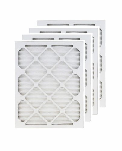 4. 14x18x1 (13.5x17.5) MERV 8 Air Filter/Furnace Filters (4 Pack)