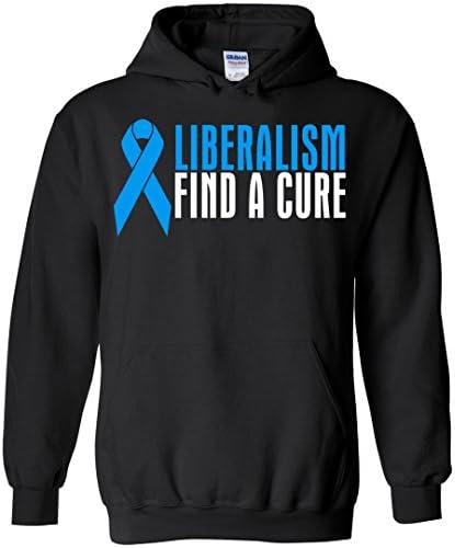 Liberalism Find A Cure Pullover Hoodie Sweatshirt