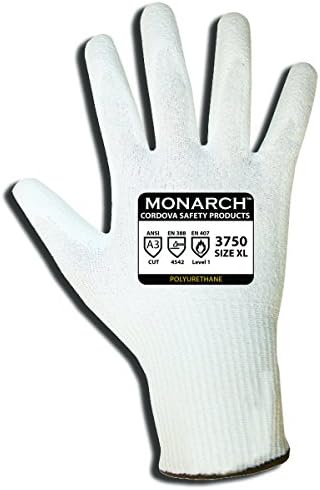 3750 Monarch-PU High Performance Monarch Gloves 3 pairs - Large