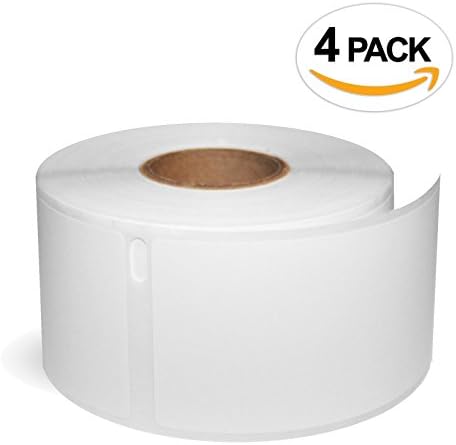 4 Rolls of SLP-2RLE Compatible Labels for SEIKO SmartLabel 1-4/10'' x 3-1/2'' (36mm x 89mm) by OFFICE LABELS