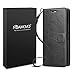 AMOVO Case for Galaxy S10 Plus/S10+ (6.4’’) [2 in 1] Samsung Galaxy S10 Plus Wallet Case Detachable [Vegan Leather] [Wrist Strap] S10+ Flip Case with Box Package (S10Plus (6.4'') Black)